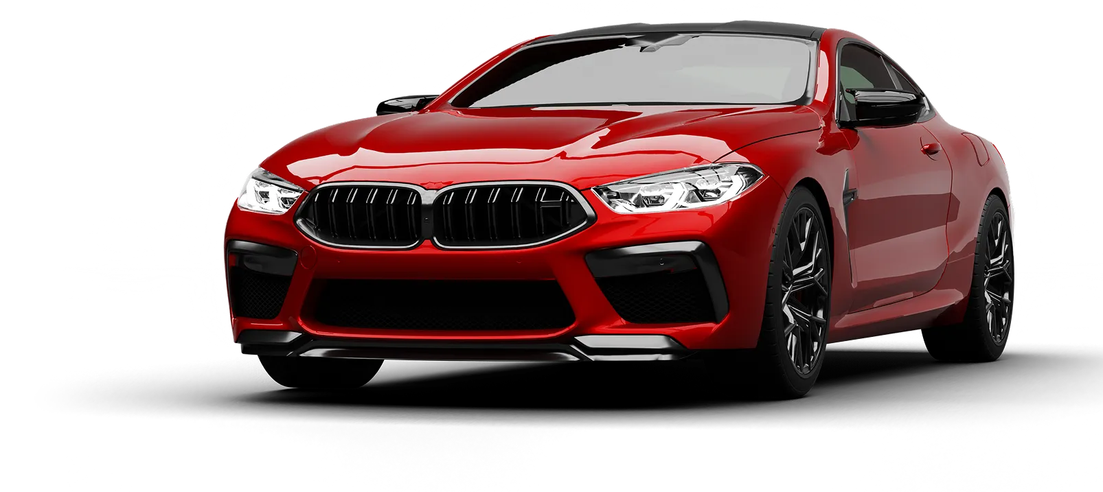 Red BMW Car